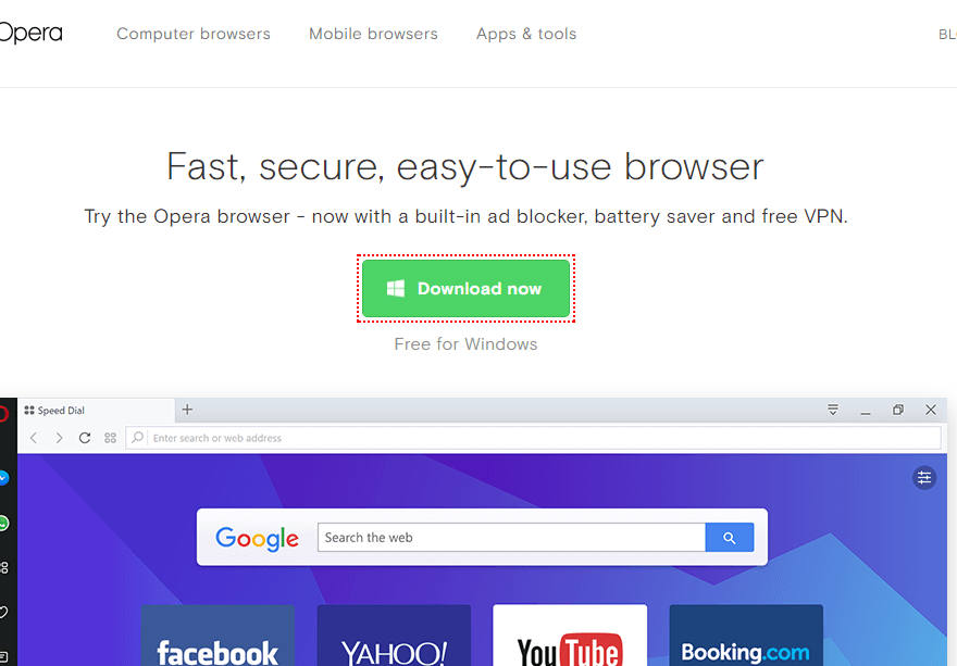 Opera 100.0.4815.30 download the new version for android
